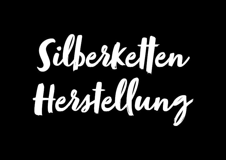 Silberketten Herstellung