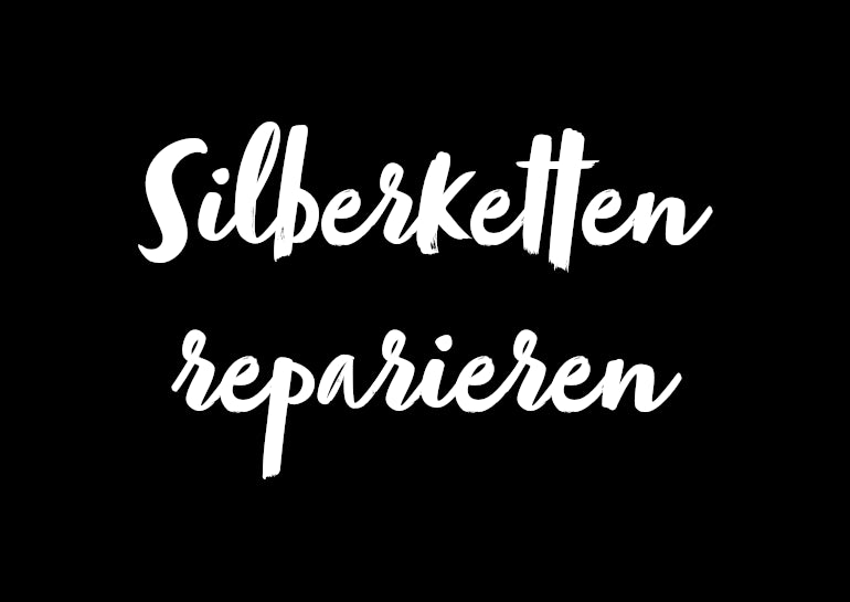 Silberketten reparieren