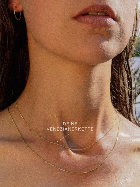 Venezianerkette VENICE Zierlich 8k Gold
