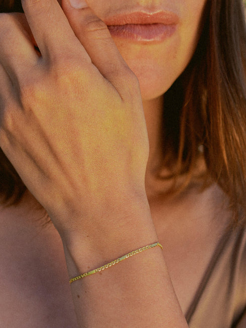 Armband Panzerkette TIMELESS 14k Echtgold