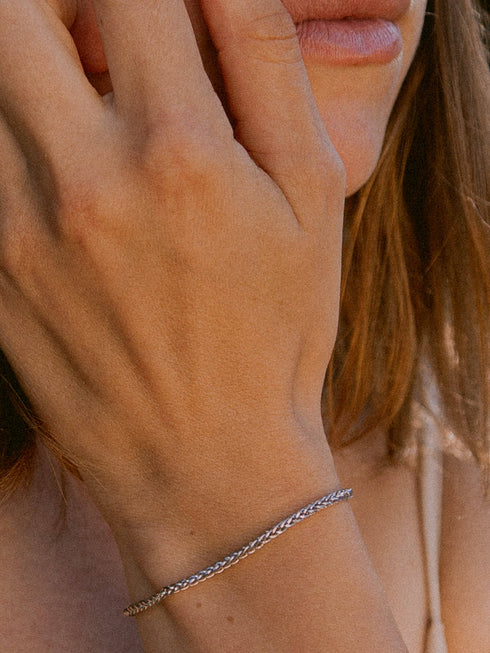 Armband Bingokette BLISS 14k Weißgold