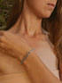 Armband Königskette ROYAL Modern Silber Rhodiniert getragen