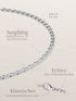 Armband Panzerkette TIMELESS Robust Silber – Detailansicht
