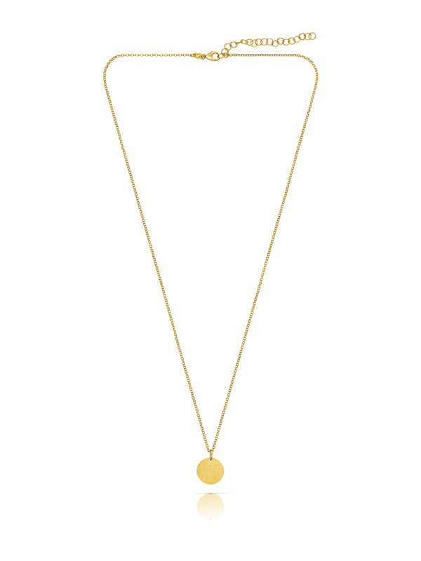 Kettenanhänger CIRCLE 1,2 cm Vergoldet Kettenanhänger CIRCLE 1,2 cm Vergoldet