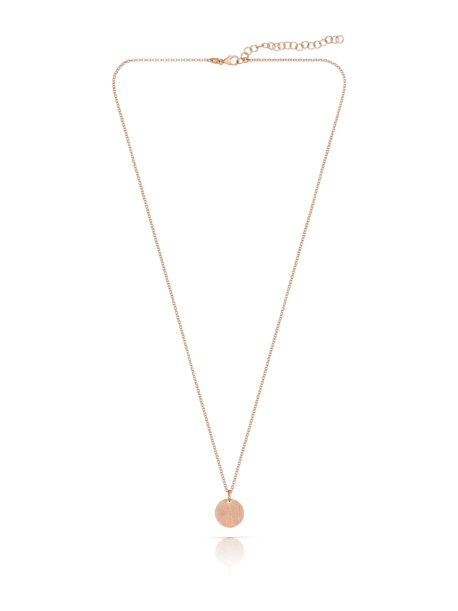 Kettenanhänger CIRCLE 1,2 cm Roségold