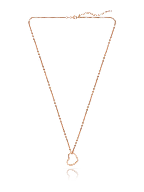 Kettenanhänger HEART Roségold Vergoldet Kettenanhänger HEART Roségold Vergoldet