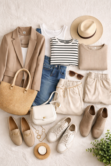 Capsule Wardrobe Damen große Größen