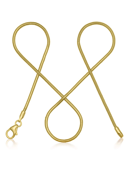 Schlangenkette ETERNITY Filigran 8k Gold