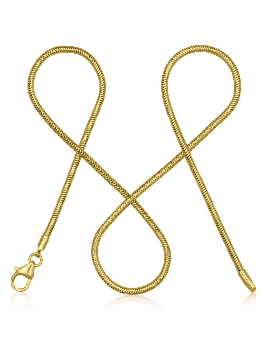Schlangenkette ETERNITY Fein 8k Gold