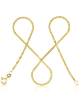 Panzerkette TIMELESS Schlicht 8k Gold