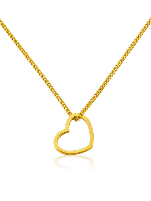 Kettenanhänger HEART Vergoldet