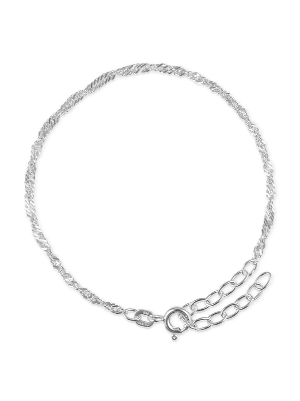 Armband Singapurkette SINGAPORE Elegant Silber Armband Singapurkette SINGAPORE Elegant Silber