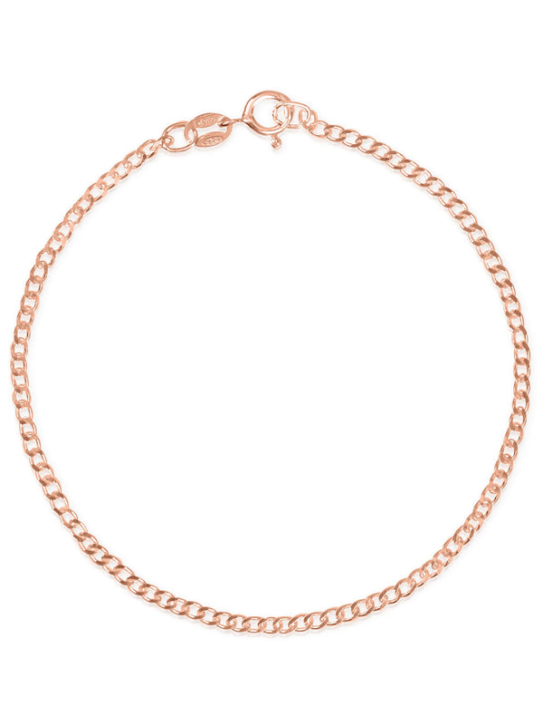 Armband Panzerkette ESSENTIAL Roségold Vergoldet Armband Panzerkette ESSENTIAL Roségold Vergoldet