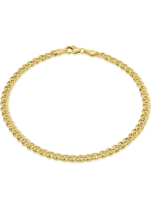 Armband Zwillingspanzerkette TIMELESS 8k Gold