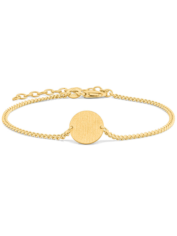 Armband Panzerkette CIRCLE Vergoldet Armband Panzerkette CIRCLE Vergoldet