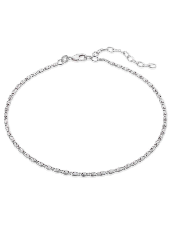 Fußkette S-Panzerkette TIMELESS Silber Fußkette S-Panzerkette TIMELESS Silber