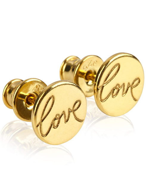 Ohrringe LOVE Vergoldet