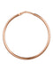 Kreis Creolen HOOP Klassisch Roségold Vergoldet