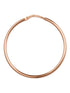 Kreis Creolen HOOP Klassisch Roségold Vergoldet