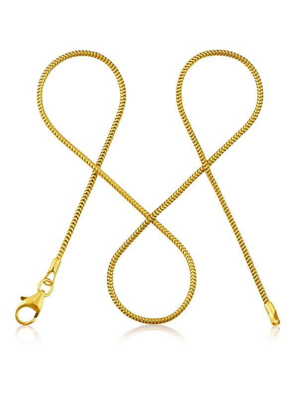 Schlangenkette ETERNITY Dünn Vergoldet Schlangenkette ETERNITY Dünn Vergoldet