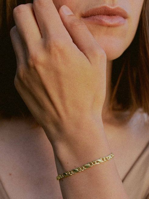 Armband Dollarkette PRESTIGE Original 8k Gold