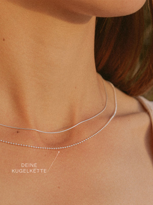 Kugelkette SPHERE Silber