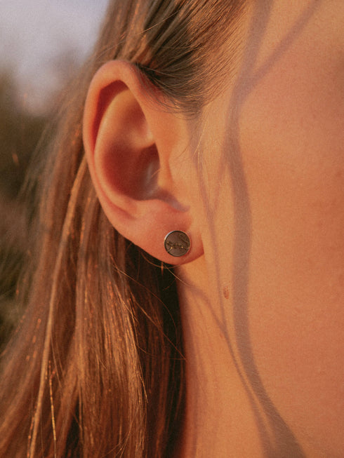 Ohrringe LOVE Silber Rhodiniert