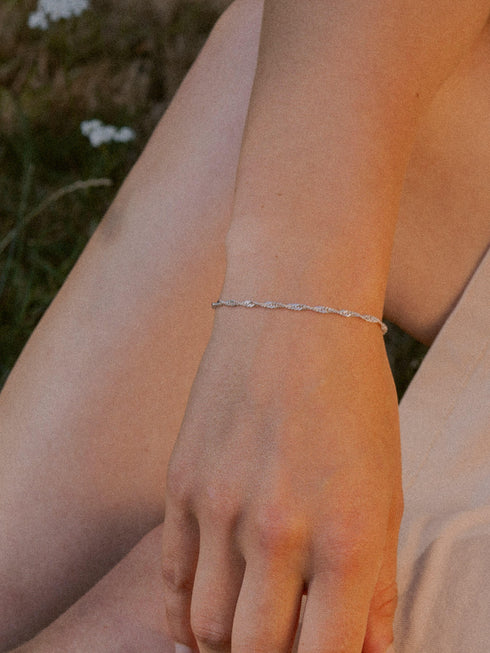 Armband Singapurkette SINGAPORE Elegant Silber