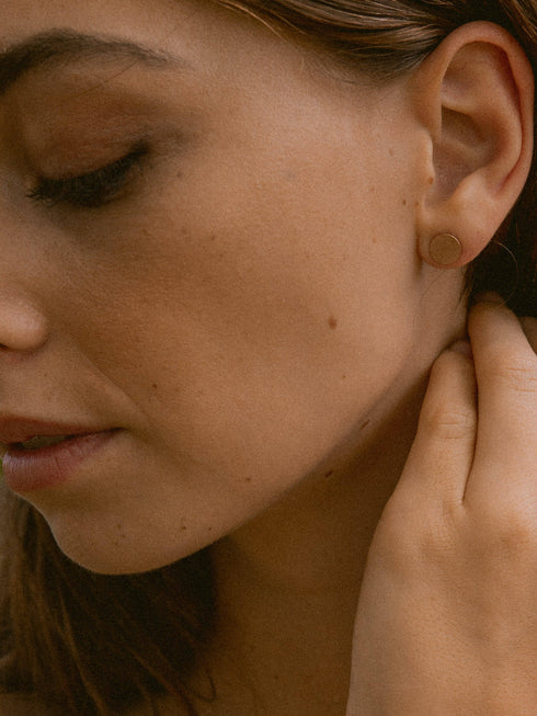 Ohrringe CIRCLE Roségold Vergoldet