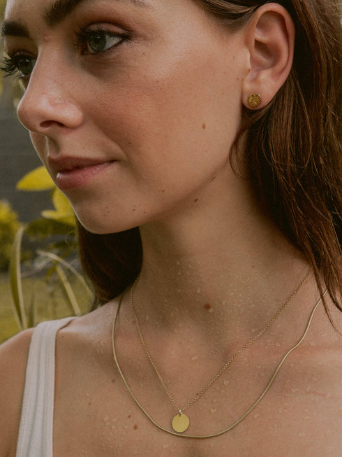 Ohrringe LOVE Vergoldet