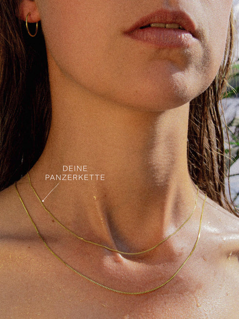 Panzerkette TIMELESS Zierlich 8k Gold
