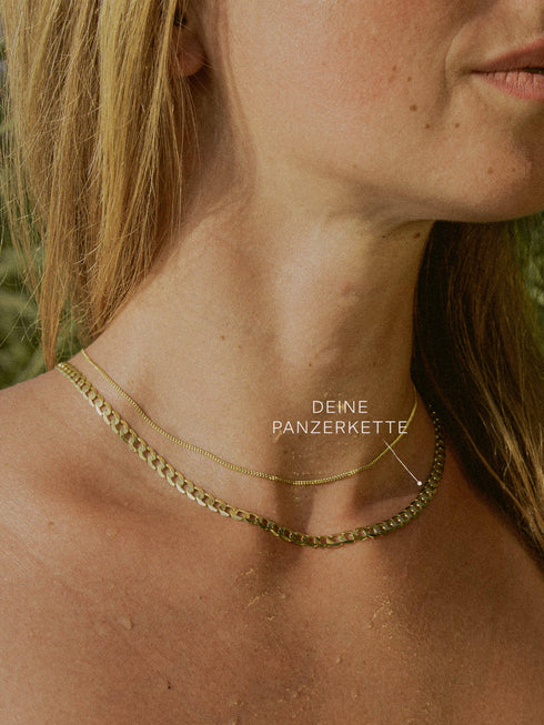 Panzerkette TIMELESS Monumental 8k Gold
