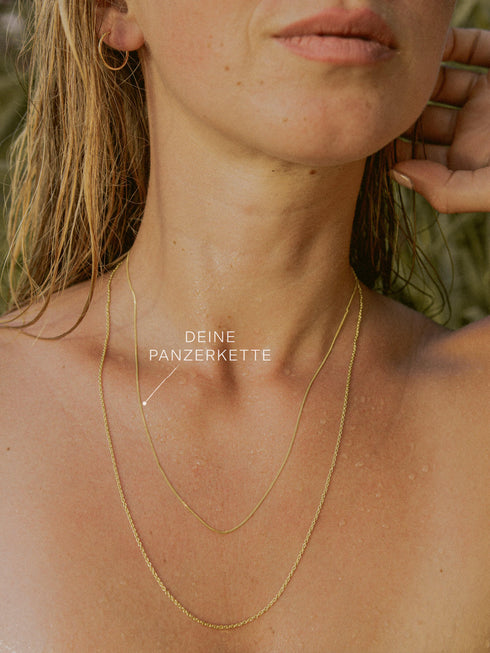 Panzerkette TIMELESS Hauchzart 8k Gold