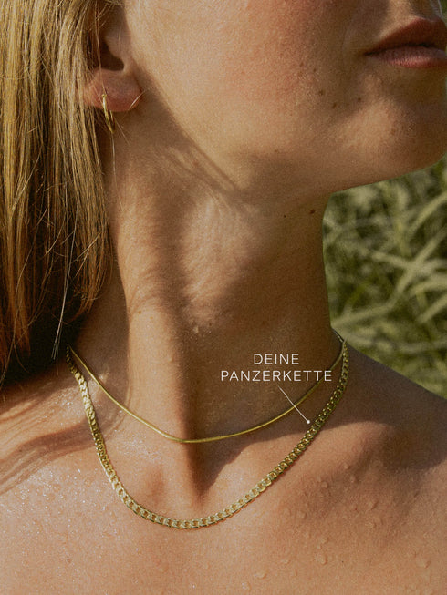 Panzerkette TIMELESS Robust 8k Gold