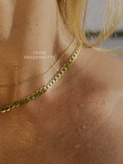 Panzerkette TIMELESS Monumental 8k Gold