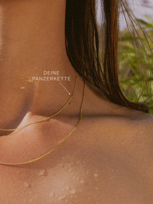 Panzerkette TIMELESS Zierlich 8k Gold