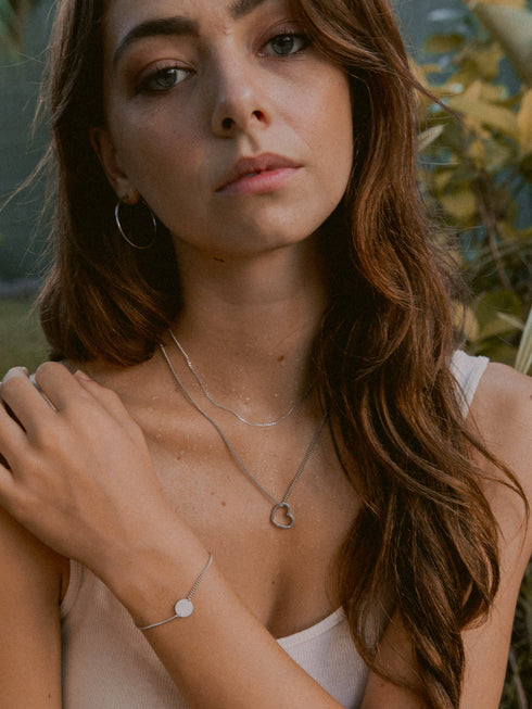 Kreis Creolen HOOP Klassisch Silber Rhodiniert