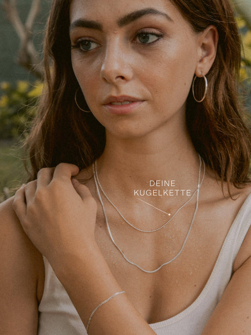 Kugelkette SPHERE Silber