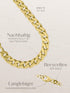 Panzerkette TIMELESS Massiv 8k Gold