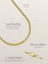 Zopfkette TWIST Filigran 8k Gold