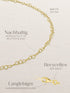 Fußkette Herzkette HEART 8k Gold