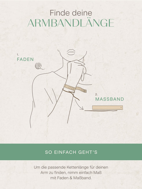 Größentabelle für Armbänder: So findest du die passende Länge