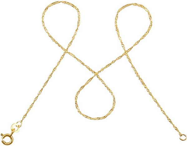 Singapurkette SINGAPORE Zierlich 8k Gold Singapurkette SINGAPORE Zierlich 8k Gold