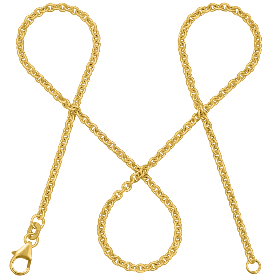 Ankerkette DELICATE Minimalistisch 14k Echtgold
