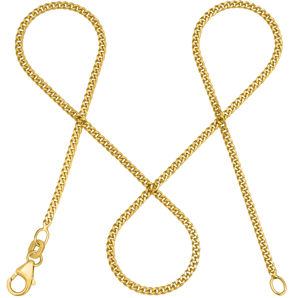 Panzerkette TIMELESS Schlicht 14k Echtgold Panzerkette TIMELESS Schlicht 14k Echtgold