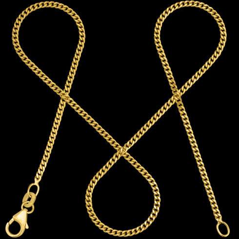 Panzerkette TIMELESS Schlicht 14k Echtgold