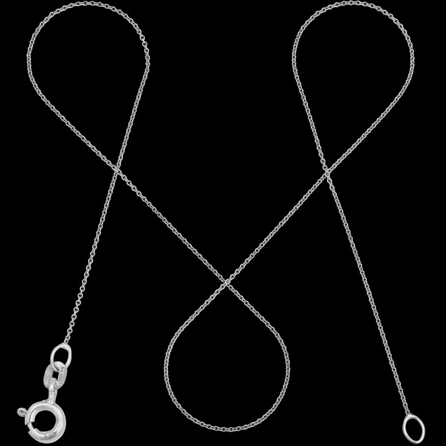 Ankerkette DELICATE Hauchzart 14k Weißgold