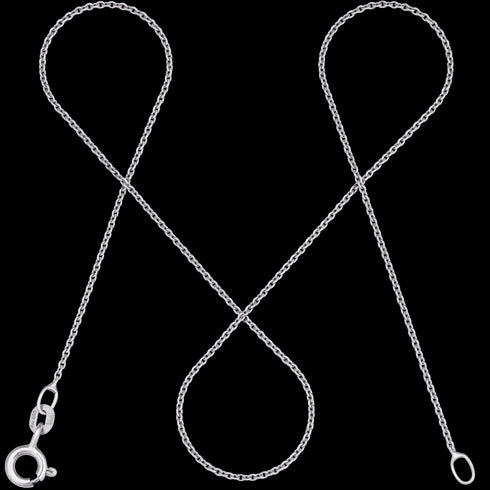 Ankerkette DELICATE Zart 14k Weißgold