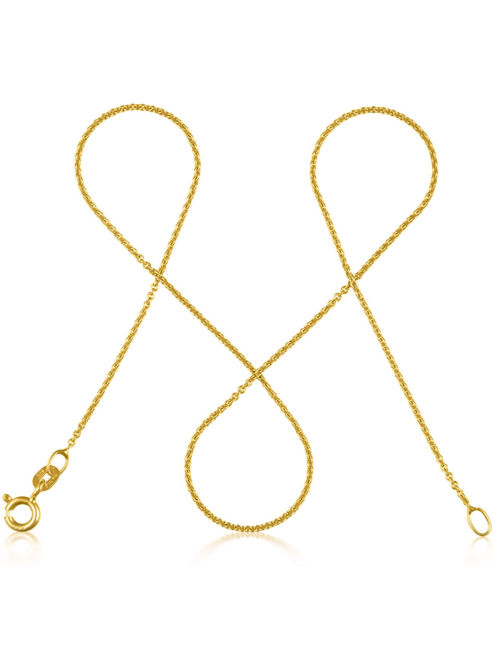 Halsketten 585 Gold » Damen & Herren Goldketten ✰ Zertifikat – modabilé® | Ketten ohne Anhänger